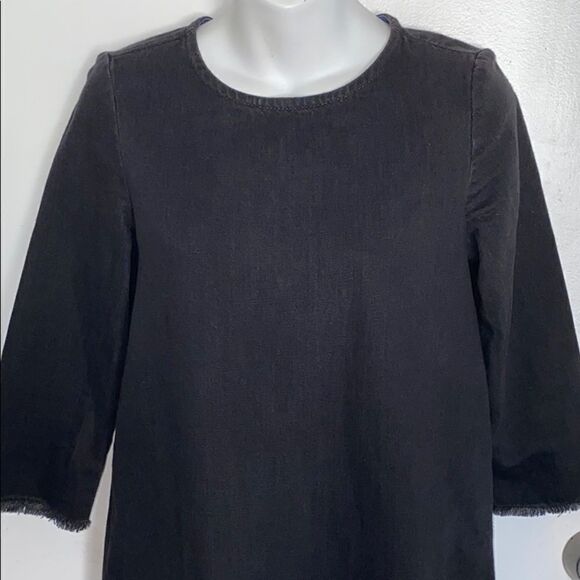 ZARA TRAFALUC Denim Shift Dress-XS - Picture 4 of 9